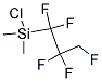 CHLORODIMETHYL-[(3-PENTAFLUORO)-PROPYL]-SILANE 结构式