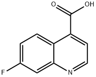 7-氟-喹啉-4-羧酸 结构式