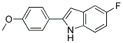 5-FLUORO-2-(4-METHOXYPHENYL)-1H-INDOLE 结构式