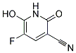 5-Fluoro-1,2-dihydro-6-hydroxy-2-oxo-3-pyridinecarbonitrile 结构式