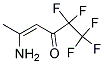 5-AMINO-1,1,1,2,2-PENTAFLUOROHEX-4-ENE-3-ONE 结构式