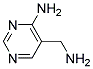 4-氨基-5-氨基甲基嘧啶 结构式
