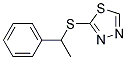 5-(1-PHENYLETHYLSULFANYL)-[1,3,4]THIADIAZOL- 结构式