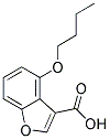 4-Butoxybenzofuran-3-carboxylic acid 结构式