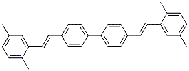4,4'-Bis-(2,5-dimethylstyryl)-diphenyl 结构式