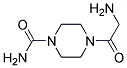 4-(2-AMINO-ACETYL)-PIPERAZINE-1-CARBOXAMIDE 结构式