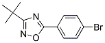 3-叔丁基-5-(4-溴苄基)-1,2,4-恶二唑 结构式