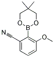 3-METHOXY-2-(5,5-DIMETHYL-1,3,2-DIOXABORINAN-2-YL)BENZONITRILE 结构式