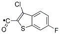 3-CHLORO-6-FLUOROBENZO[B]THIOPHENE-2-CARBONYL 结构式