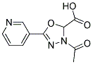 3-ACETYL-2,3-DIHYDRO-5-(PYRIDIN-3-YL)-1,3,4-OXADIAZOLE-2-CARBOXYLIC ACID 结构式