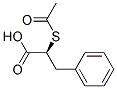 (S)-2-Acetylthio-3-phenylpropanoic acid 结构式