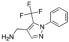 (1-苯基-5-三氟甲基-1H-吡唑-4-基)甲胺 结构式
