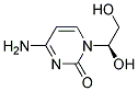 4-氨基-1-(-1,2-二羟基乙基)嘧啶-2-（1H）-酮 结构式