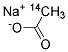 ACETIC ACID-2-14C SODIUM 结构式