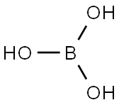 BORIC ACID TABLET 250 MG 结构式