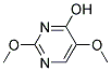 4-HYDROXYL-2,5-DIMETHOXY-PYRIMIDINE 结构式