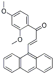 3-(9-Anthryl)-1-(2,4-dimethoxyphenyl)prop-2-en-1-one, tech 结构式
