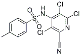 N1-(2,3,5-TRICHLORO-6-CYANO-4-PYRIDYL)-4-METHYLBENZENE-1-SULFONAMIDE, TECH 结构式