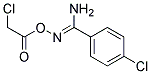 O1-(2-CHLOROACETYL)-4-CHLOROBENZENE-1-CARBOHYDROXIMAMIDE, TECH 结构式