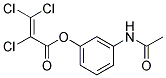 3-(ACETYLAMINO)PHENYL 2,3,3-TRICHLOROACRYLATE, TECH 结构式