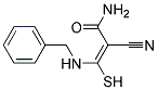 3-(Benzylamino)-2-cyano-3-sulfanylacrylamide, tech 结构式