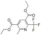 DIETHYL 2-METHYL-6-(TRIFLUOROMETHYL)PYRIDINE-3,5-DICARBOXYLATE, TECH 结构式