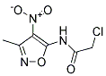 N1-(3-METHYL-4-NITROISOXAZOL-5-YL)-2-CHLOROACETAMIDE, TECH 结构式