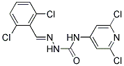 N1-(2,6-DICHLORO-4-PYRIDYL)-2-(2,6-DICHLOROBENZYLIDENE)HYDRAZINE-1-CARBOXAMIDE, TECH 结构式