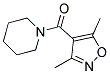 (3,5-DIMETHYLISOXAZOL-4-YL)(PIPERIDINO)METHANONE, TECH 结构式