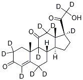 4-PREGNEN-21-OL-3,11,20-TRIONE-2,2,4,6,6,9,12,12,17A,21,21-D11 结构式