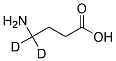 4-AMINOBUTYRIC-4,4-D2 ACID 结构式