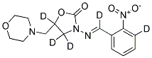 5-吗啉-4-YL甲基-3-[(2-硝基-苄亚基)-氨基]-恶唑啉-2-酮-D5 结构式