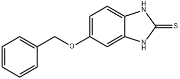 5-BENZYLOXY-2-MERCAPTOBENZIMIDAZOLE 结构式