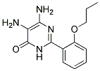 5,6-DIAMINO-2-(2-PROPOXYPHENYL)PYRIMIDIN-4(3H)-ONE 结构式