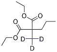 DIETHYL 2-METHYL-D3-2-PROPYLMALONATE 结构式