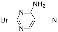4-AMINO-2-BROMOPYRIMIDINE-5-CARBONITRIL 结构式