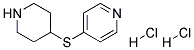 4-(PIPERIDIN-4-YLSULPHANYL)PYRIDINE DIHYDROCHLORIDE 结构式