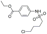 ETHYL 4-{[(4-CHLOROBUTYL)SULPHONYL]AMINO}BENZOATE 结构式