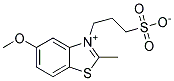 3-(5-METHOXY-2-METHYL-1,3-BENZOTHIAZOL-3-IUM-3-YL)PROPANE-1-SULPHONATE 结构式