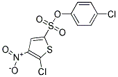 4-CHLOROPHENYL 5-CHLORO-4-NITROTHIOPHENE-2-SULPHONATE 结构式