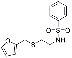 N-{2-[(2-FURYLMETHYL)THIO]ETHYL}BENZENESULPHONAMIDE 结构式