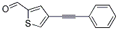4-(PHENYLETHYNYL)THIOPHENE-2-CARBOXALDEHYD 结构式