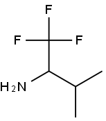 L-2-AMINO-3-METHYL-1,1,1-TRIFLUOROBUTAN 结构式