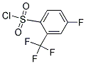 4-FLUORO-2-(TRIFLUOROMETHYL)BENZENESULPHONYL CHLORID 结构式