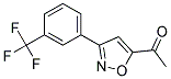 5-Acetyl-3-[3-(trifluoromethyl)phenyl]isoxazol 结构式