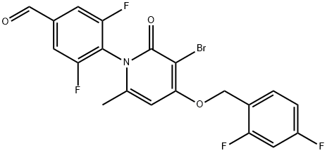 4-BROMO-2,3-DIFLUOROBENZALDEHYDE 结构式