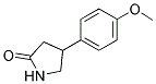 4-(4`-甲氧基苯基)-2-吡咯啉酮 结构式