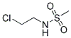 N-(2-氯乙烯)-甲烷磺胺 结构式