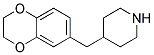 4-[3,4-(Ethylenedioxy)benzyl]piperidine  结构式