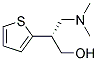 R-(+)-N,N-DIMETHYL-3-HYDROXY-2-THIENYLPROPANAMINE  结构式
